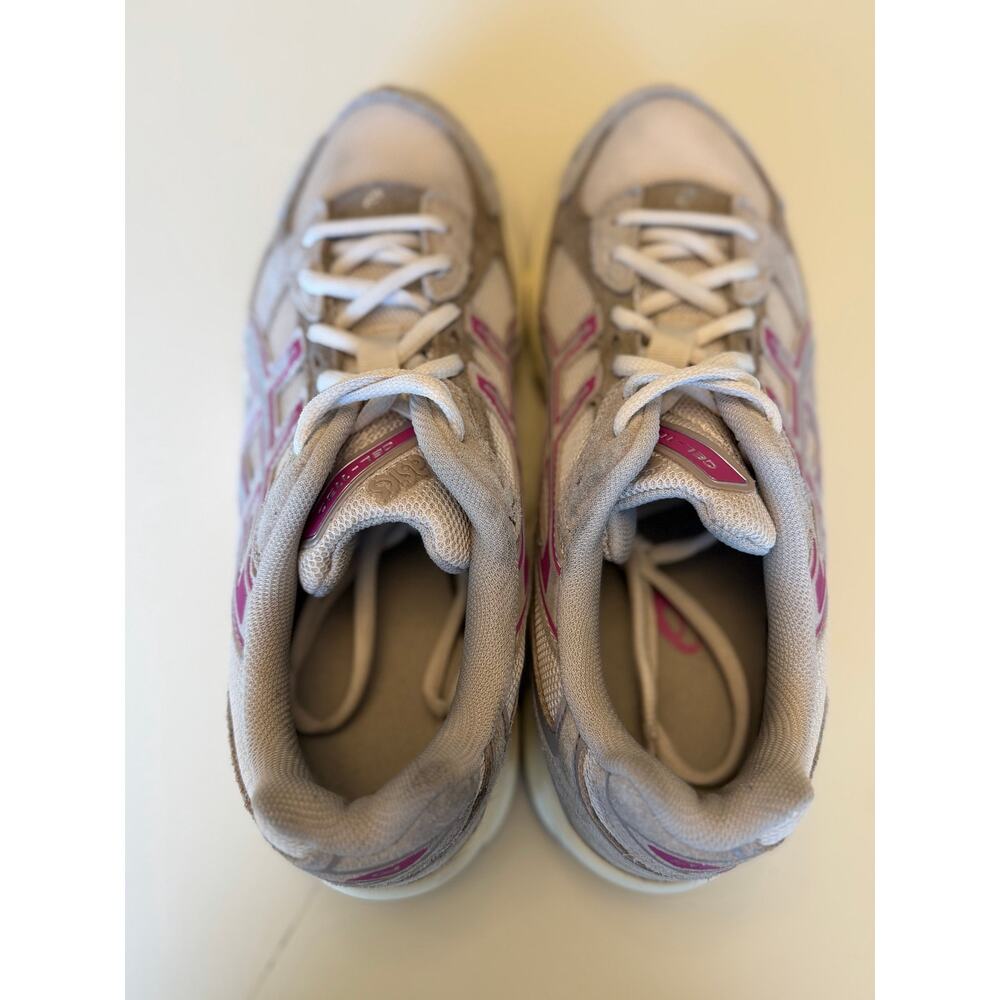 ASICS GEL-1130 Oatmeal Peyote Pink Running Shoes Women's Size 9 - Picture 5 of 6